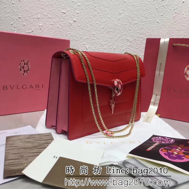 BVLGARI寶格麗 專櫃最新 閃電吊墜限量款 雙層風琴包 鏈條單肩斜挎包 B35106 FYD1060